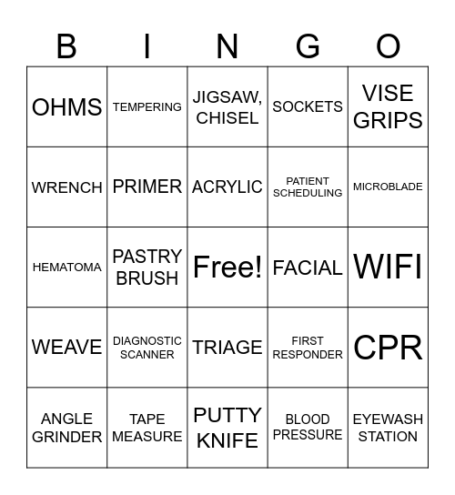 CTE Month 2026 Bingo Card