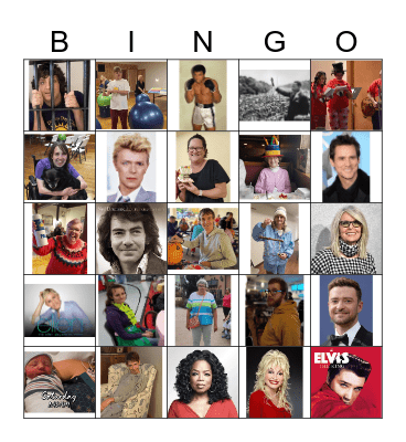 January Birthdays Bingo Card
