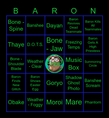 hang Bingo Card