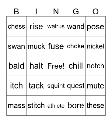 SPIRE Level 2 Review BINGO Card