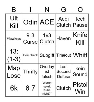 FKS SAKURA BINGO Card