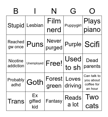 Flowridia Bingo Card