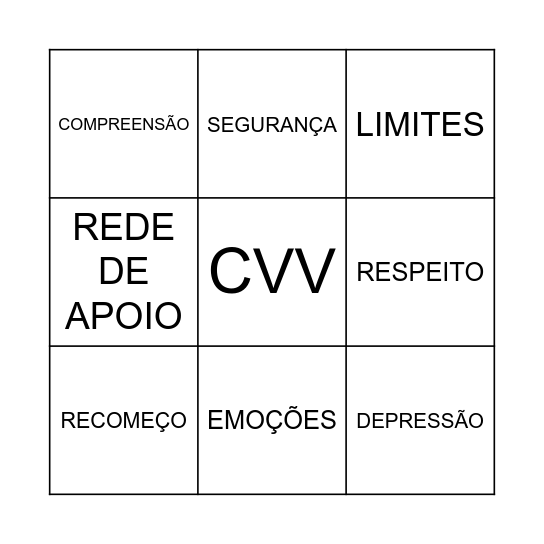 JANEIRO BRANCO Bingo Card