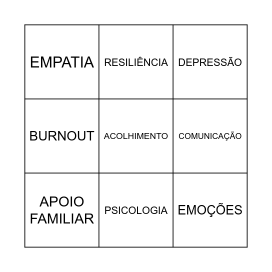 JANEIRO BRANCO Bingo Card
