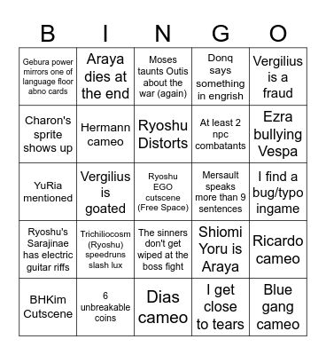 C9P3 Bingo Card