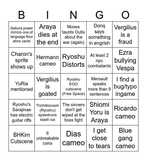 C9P3 Bingo Card