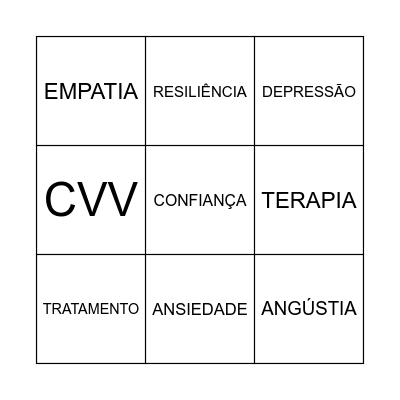 JANEIRO BRANCO Bingo Card