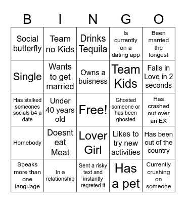 Galentines Day 2026 Bingo Card