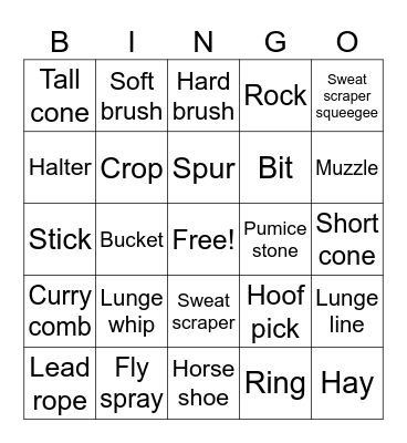 SBEC Outdoor Bingo Card