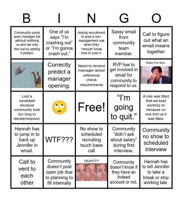 Recruiting Bingo 2026 Bingo Card