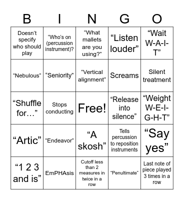 Blingo Bingo Card