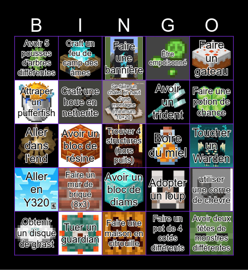 Bingo Pab & Nico Bingo Card