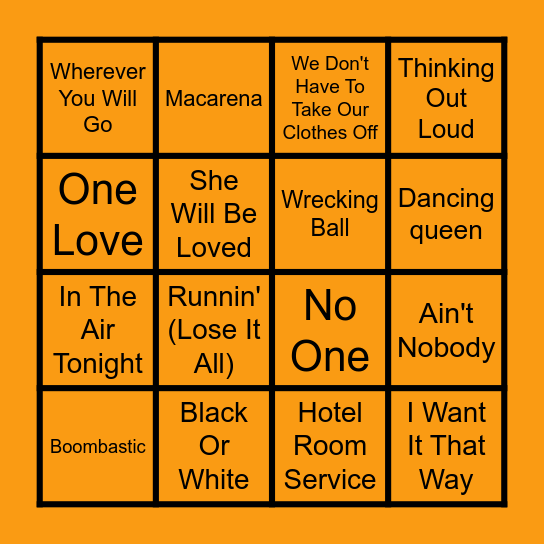 Lanwades Round 3 Bingo Card