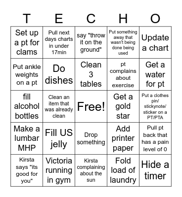 TECH BINGO Card