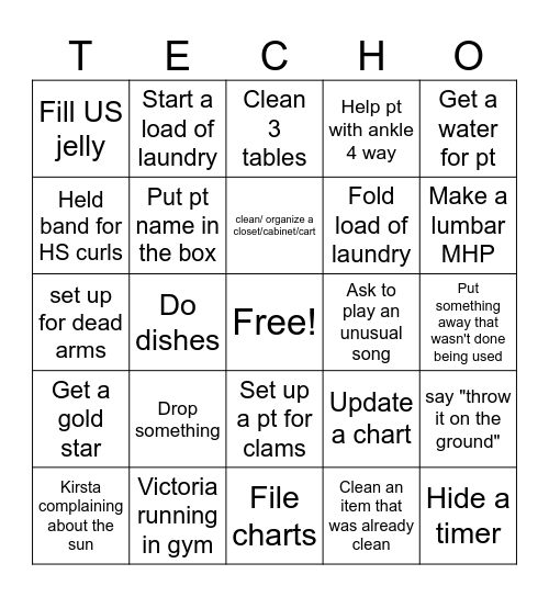 TECH BINGO Card