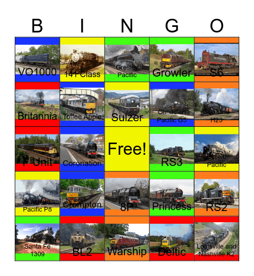 Florida East Coast and other Pacifics that I would like to take photographs with Carmen one day Bingo Card