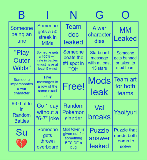 CC8A Bingo Card