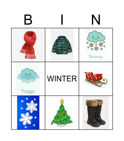 WINTER Bingo Card