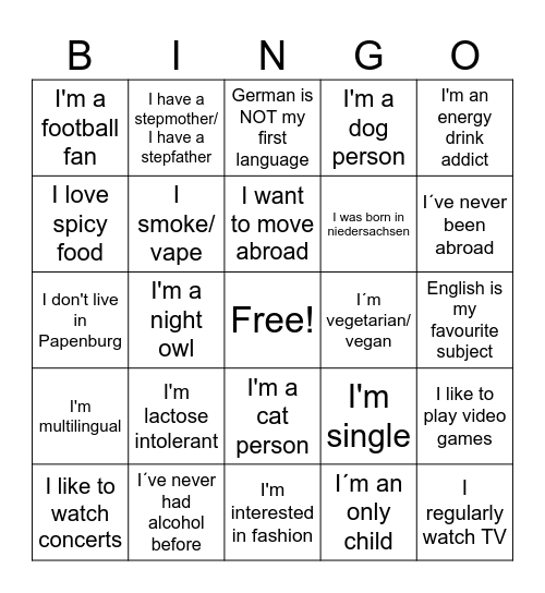 ECCC intro Bingo Card