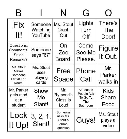 ELA BINGO (8th Grade) Bingo Card