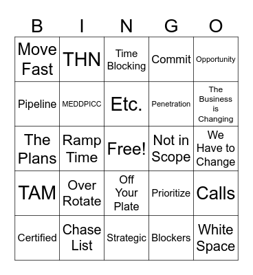 Fridge Cig Bingo Card
