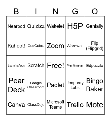 aplicatii digitale Bingo Card