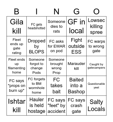 FC bingo 2026 Bingo Card