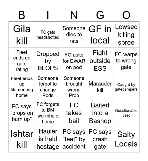 FC bingo 2026 Bingo Card