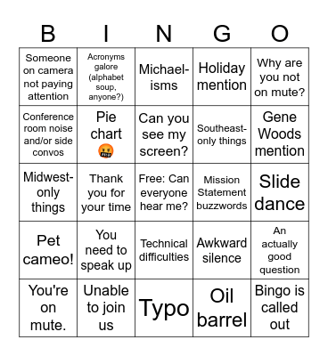 Bingo 20250115 Bingo Card