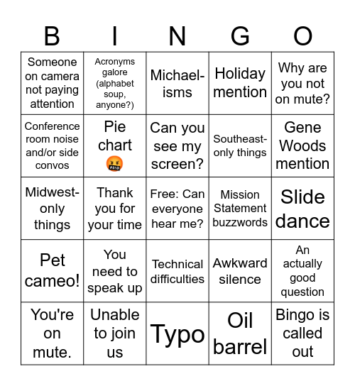Bingo 20250115 Bingo Card