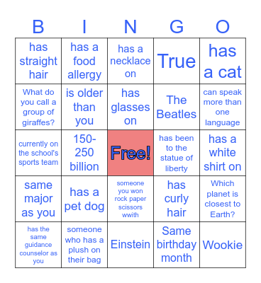 Trivia Bingo Kahoot! Bingo Card