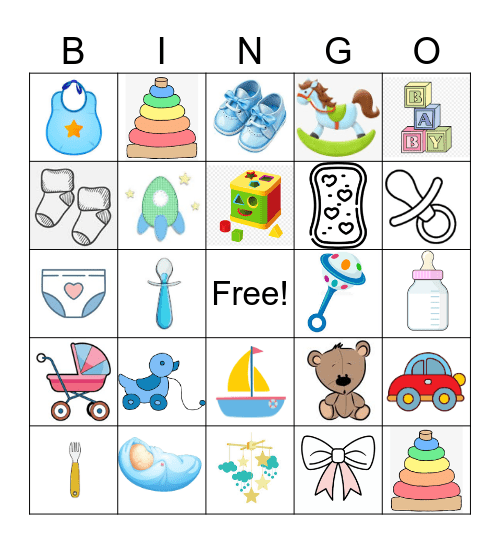 Baby Bingo #2 Bingo Card