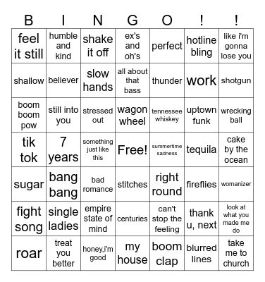 2006-2016 Bingo Card