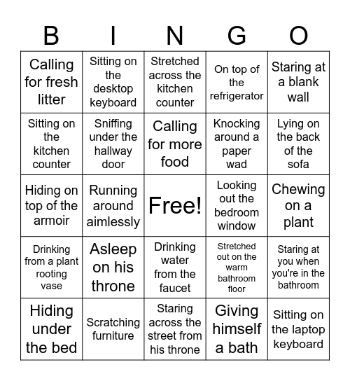 Leo BINGO Card