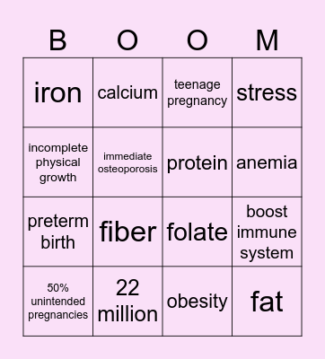Group Bingo Card