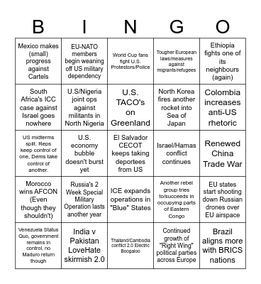 2026 Vibes (Maybe?) Bingo Card