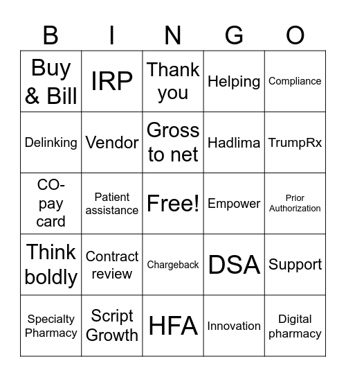 MA&AM 2026 USCA Bingo Card