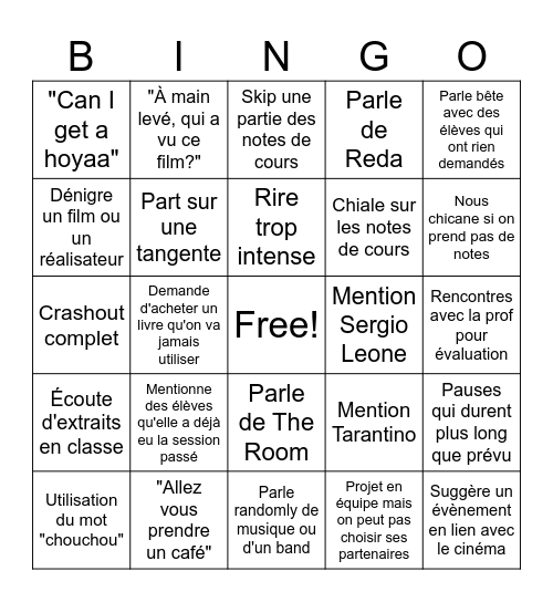Bingo Elisabeth Bingo Card
