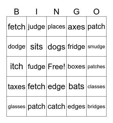 Module 7 Review Bingo Card