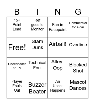 March Madness Tom & Trey Bingo Card