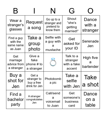 Bach Bingo Card