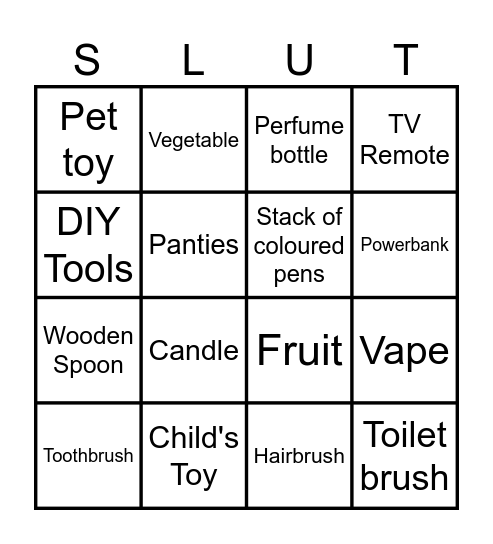 Lizzie's Dirty Bird Bingo 🐦 Bingo Card