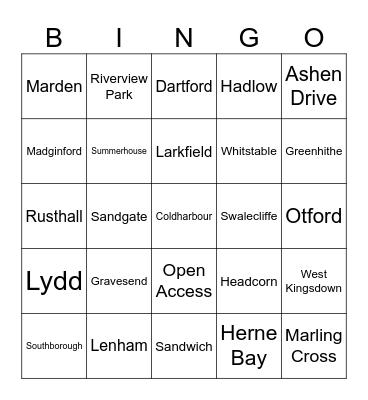 Library Bingo Card