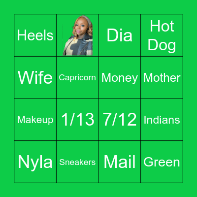 DIA'S BIRTHDAY BINGO Card