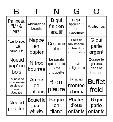 Z Bingo Card