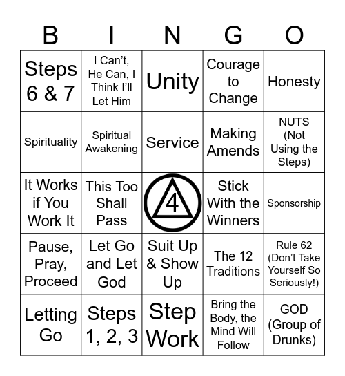District 9 Bingo Card