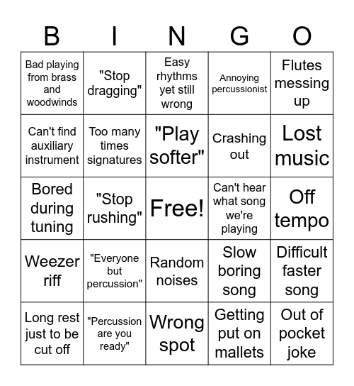 MR. WILSON Bingo Card