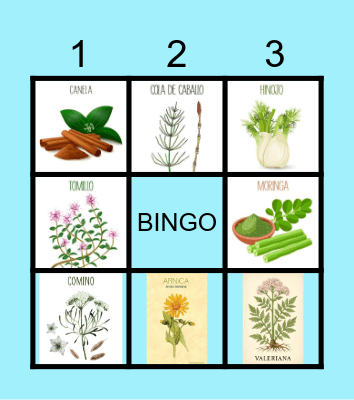BINGO MEDICINAL Bingo Card