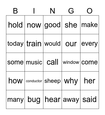 JOURNEYS 1.1 Bingo Card