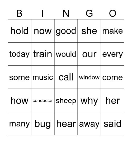 JOURNEYS 1.1 Bingo Card